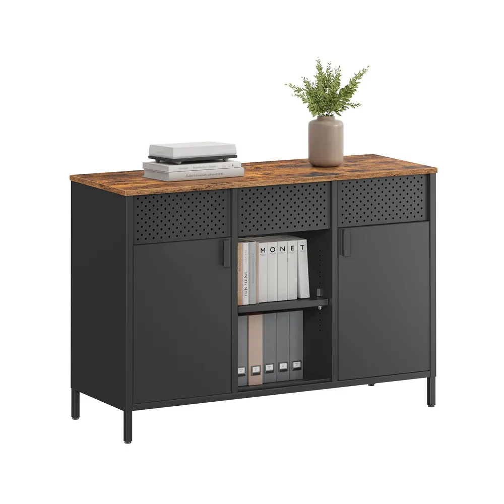 Image of Metallschrank mit verstellbaren Böden und Magnetverschluss