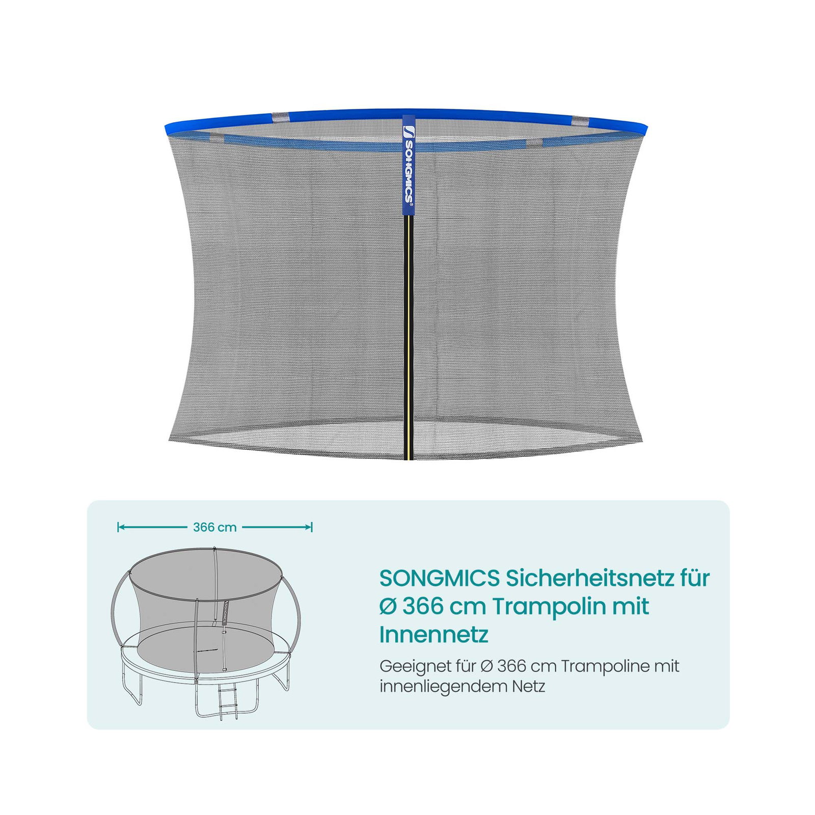 Image of Sicherheitsnetz für Ø 366 cm Trampolin mit Innennetz