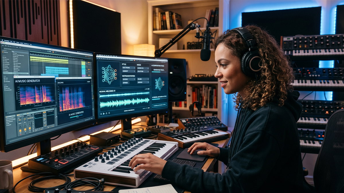 La música generada por IA se ha convertido en un problema para las plataformas y los músicos reales