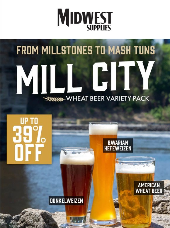Last Chance to Save on Mill City Wheat Beer Variety Pack!