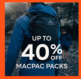 Up to 40% off Macpac Packs
