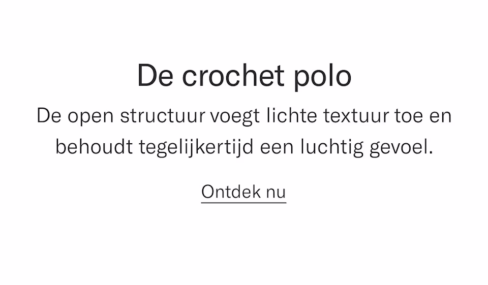 Crochet polos