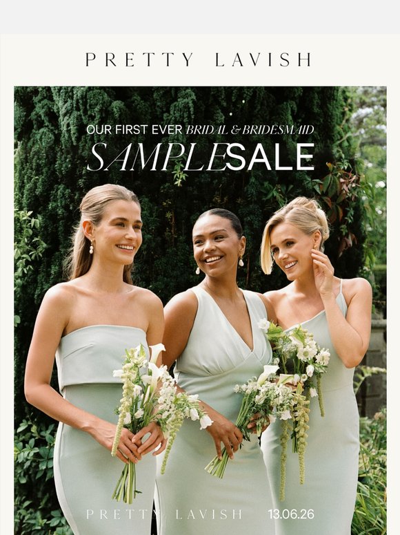 Our First Ever Bridal Sample Sale