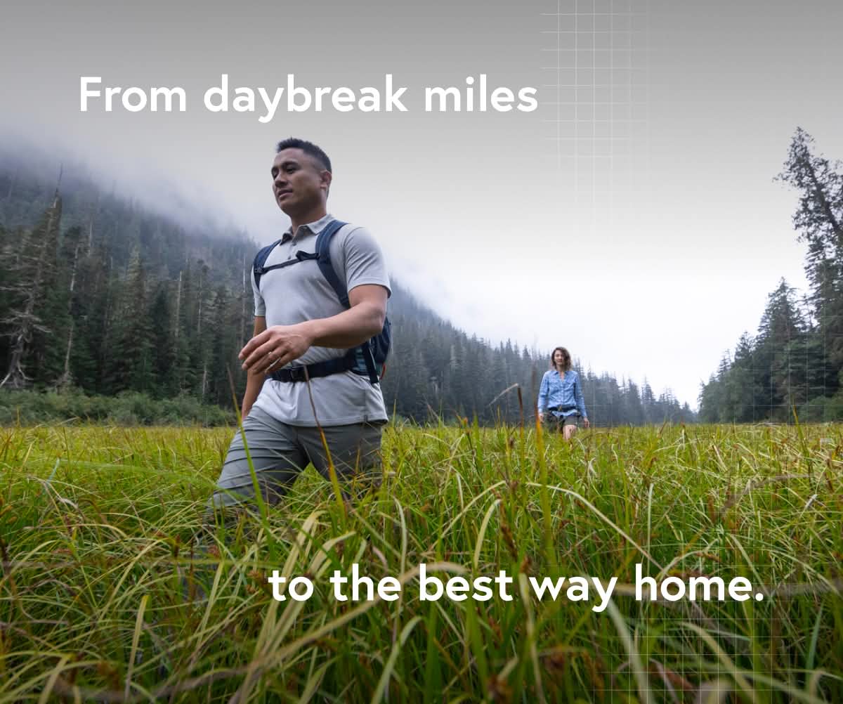 From daybreak miles to the best way home.