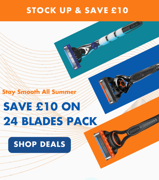 Save £10 on 24 blades pack