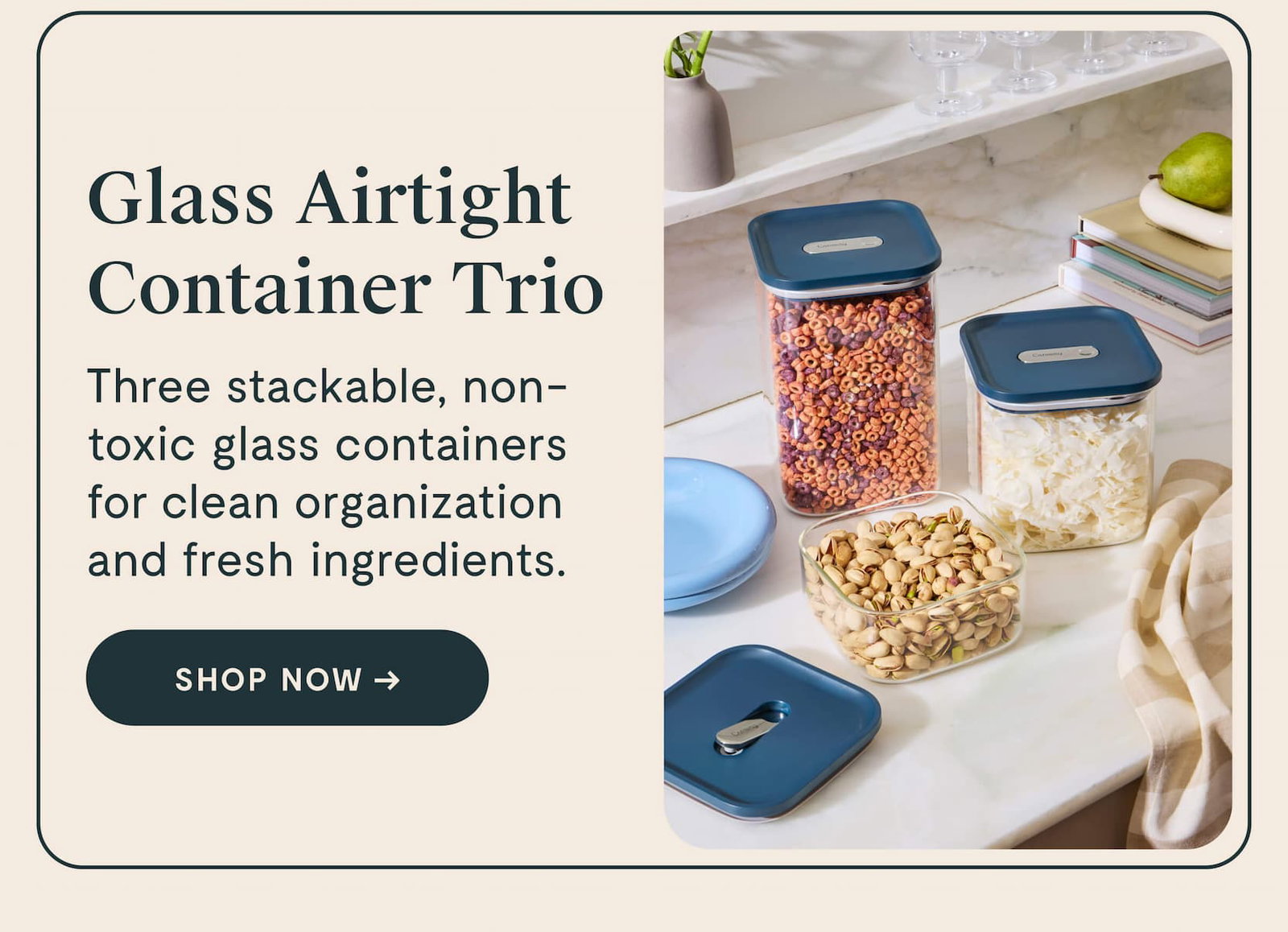 Glass Airtight Container Trio [SHOP NOW]
