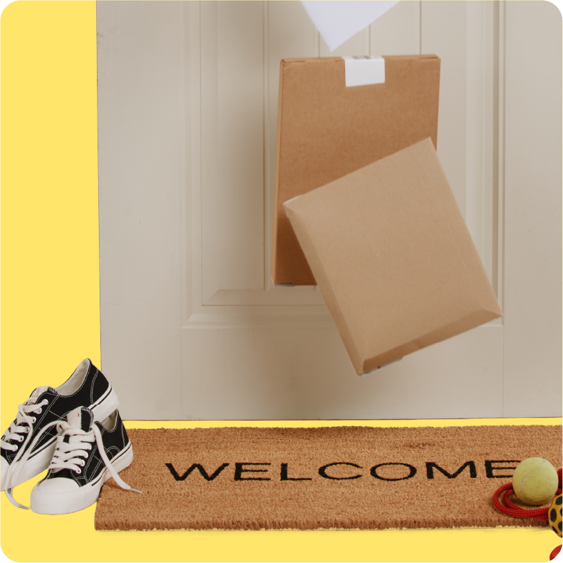 Delivery straight to your doorstep