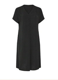 EVANS Curve Black Pleat Midi Dress