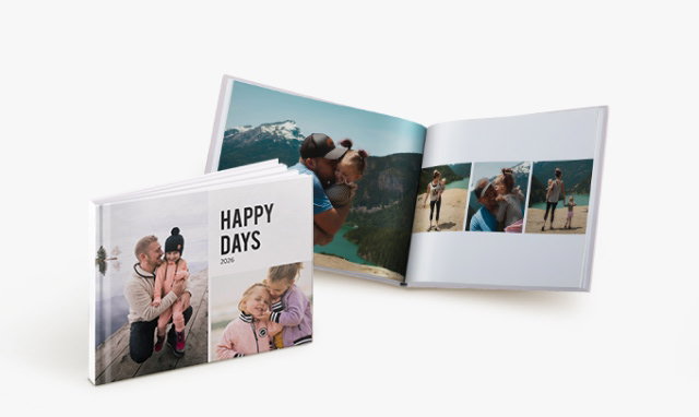 11 x 8.5 Medium Landscape Standard Bind Imagewrap Hardcover Photobook
