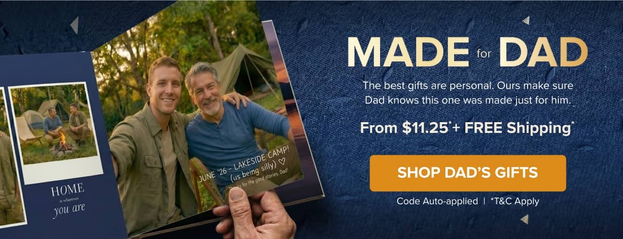 Shop Dad's Gifts From $11.25 with Free Shipping*