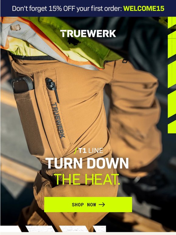 Breathable, sweat-wicking T1 line takes the heat out of summer.