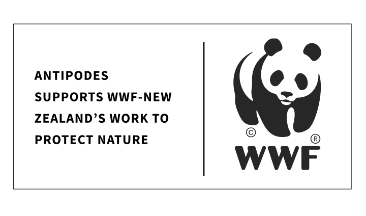 Antipodes supports WWF-New Zealand's work to support nature