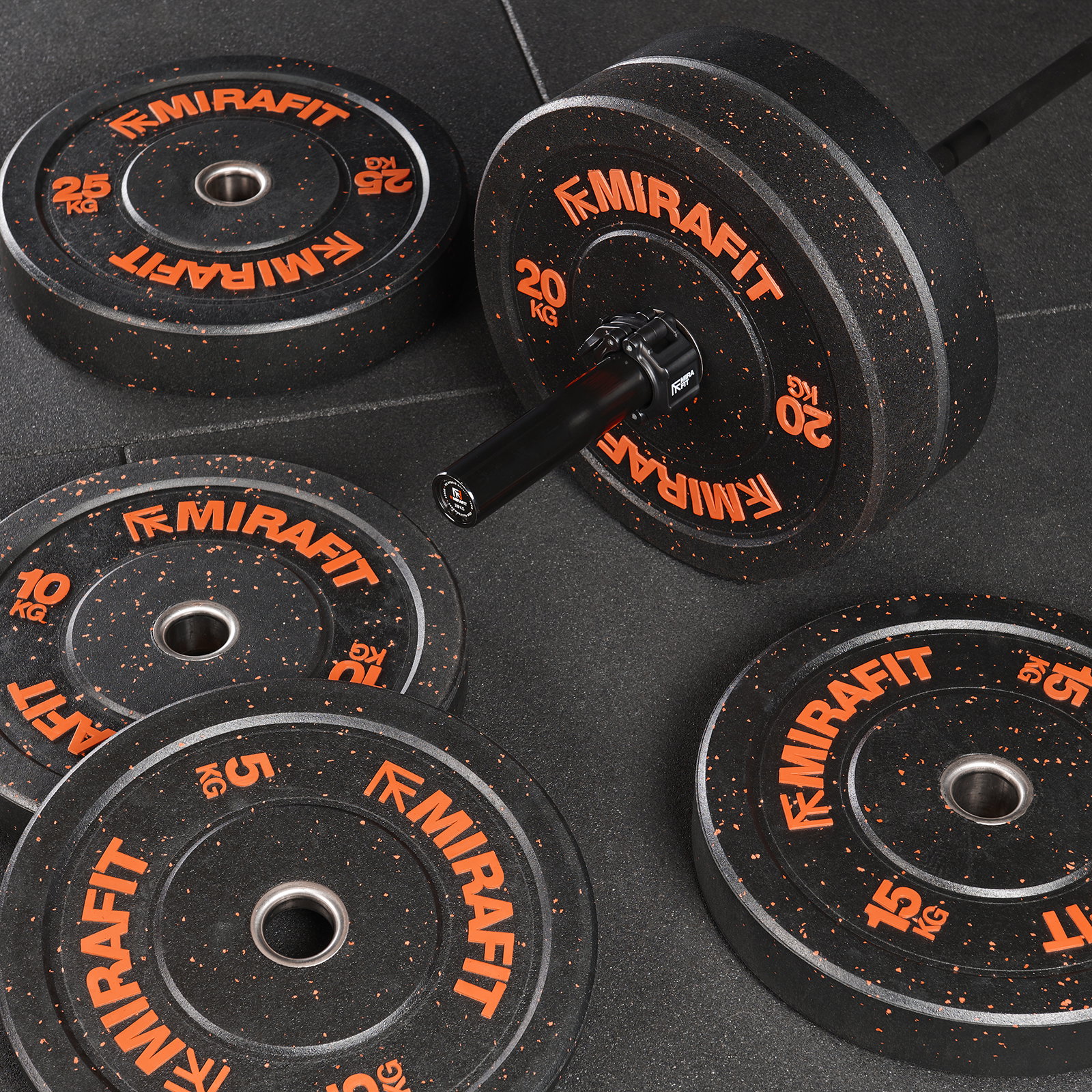 Crumb rubber olympic bumper plates