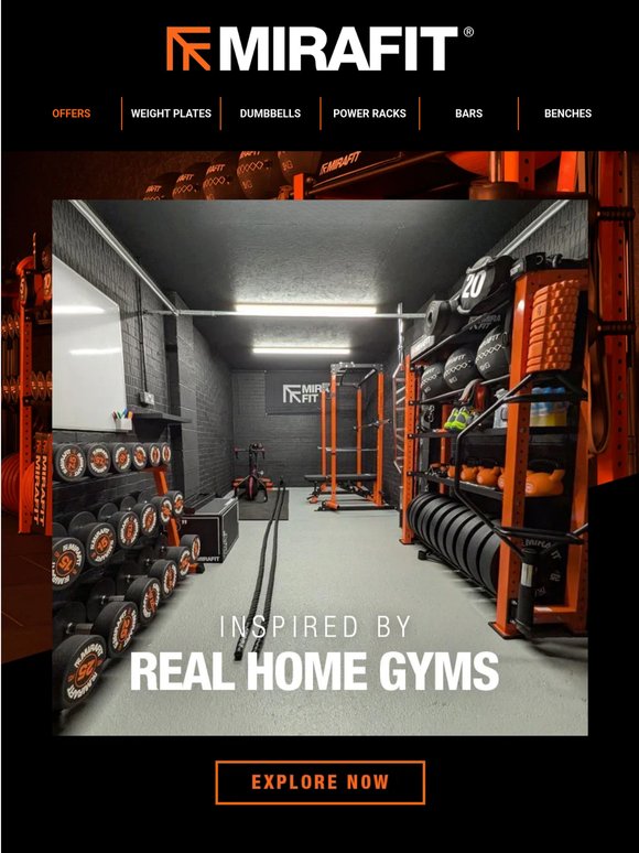 Inspired by real home gyms 🏡