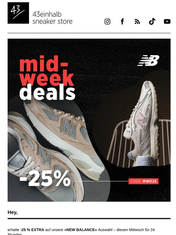 ✅ Midweek Deals: THE »NEW BALANCE« BRAND EDITION!
