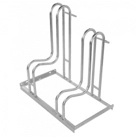 Large Wheel Floor Mounted Bike Rack 2 - 6 Bikes for upto 64mm Tyres