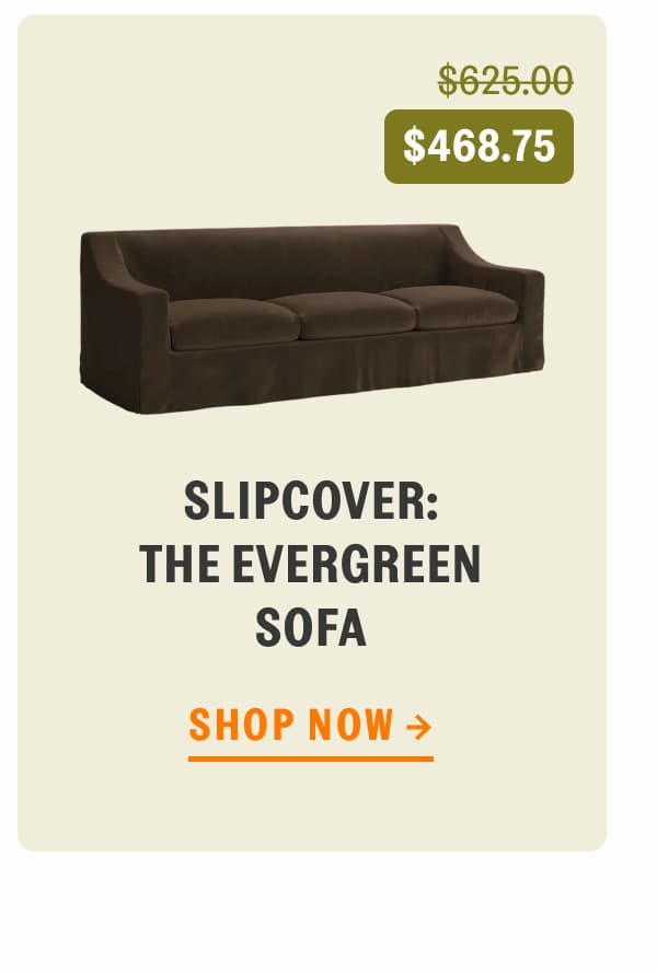 Slipcover: The Evergreen Sofa
