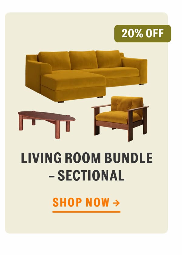 Living Room Bundle - Sectional