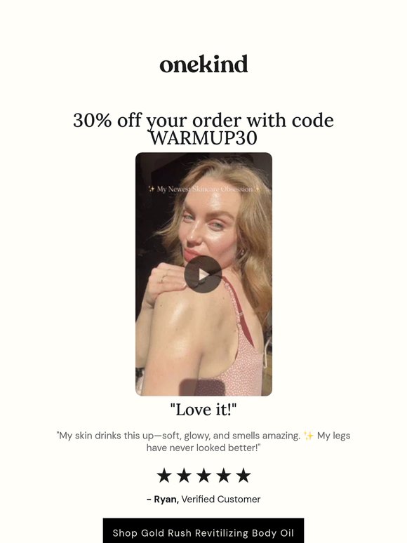 Get glowing at 30% OFF ✨