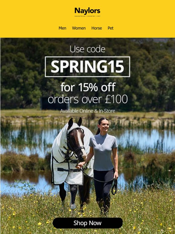 15% OFF | Spend & Save