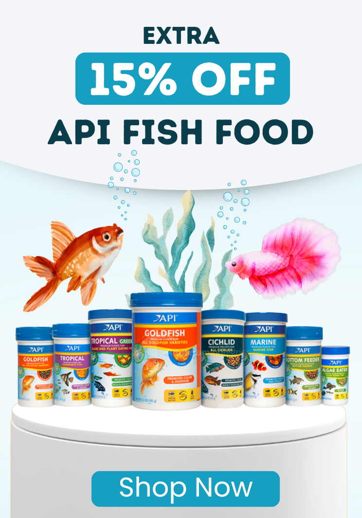 Extra 15% OFF API Fish Food