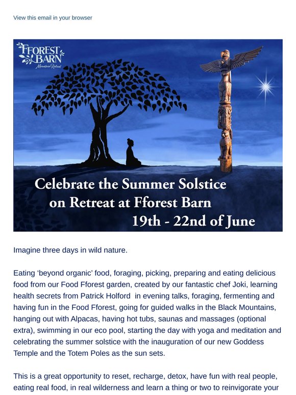 Last few places! Summer Solstice Retreat