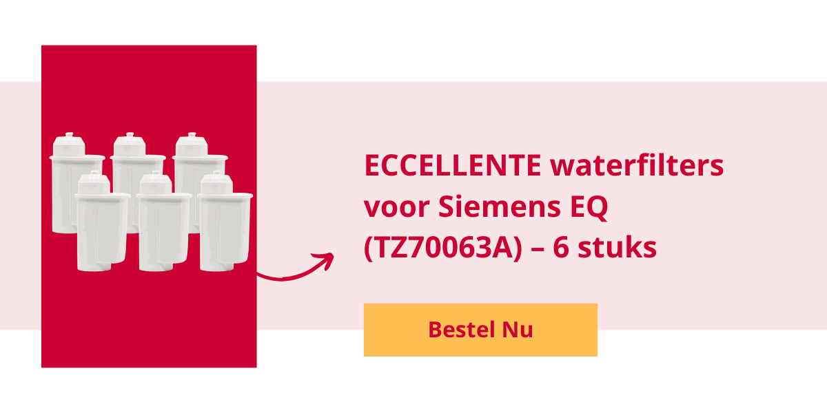 Eccellente waterfilters voor Siemens EQ (TZ70063A) 6 stuks