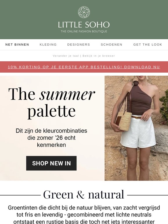 Zomer '26 musthave kleuren 💛