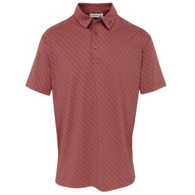 Image of J Lindeberg Tod Print Golf Polo Shirt