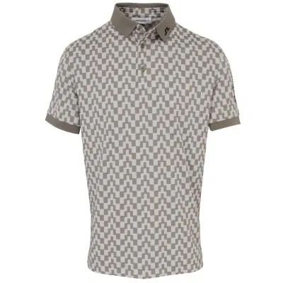 Image of J Lindeberg Tour Tech Print Golf Polo Shirt