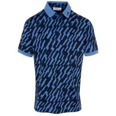 Image of J Lindeberg Tour Tech Print Golf Polo Shirt