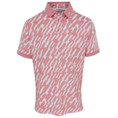 Image of J Lindeberg Tour Tech Print Golf Polo Shirt
