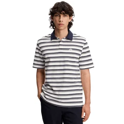 Image of J Lindeberg Trond Striped Golf Polo Shirt