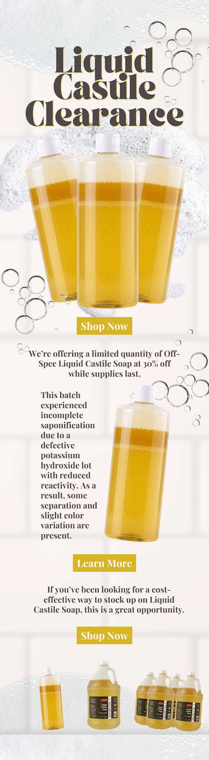 Liquid Castile Clearance
