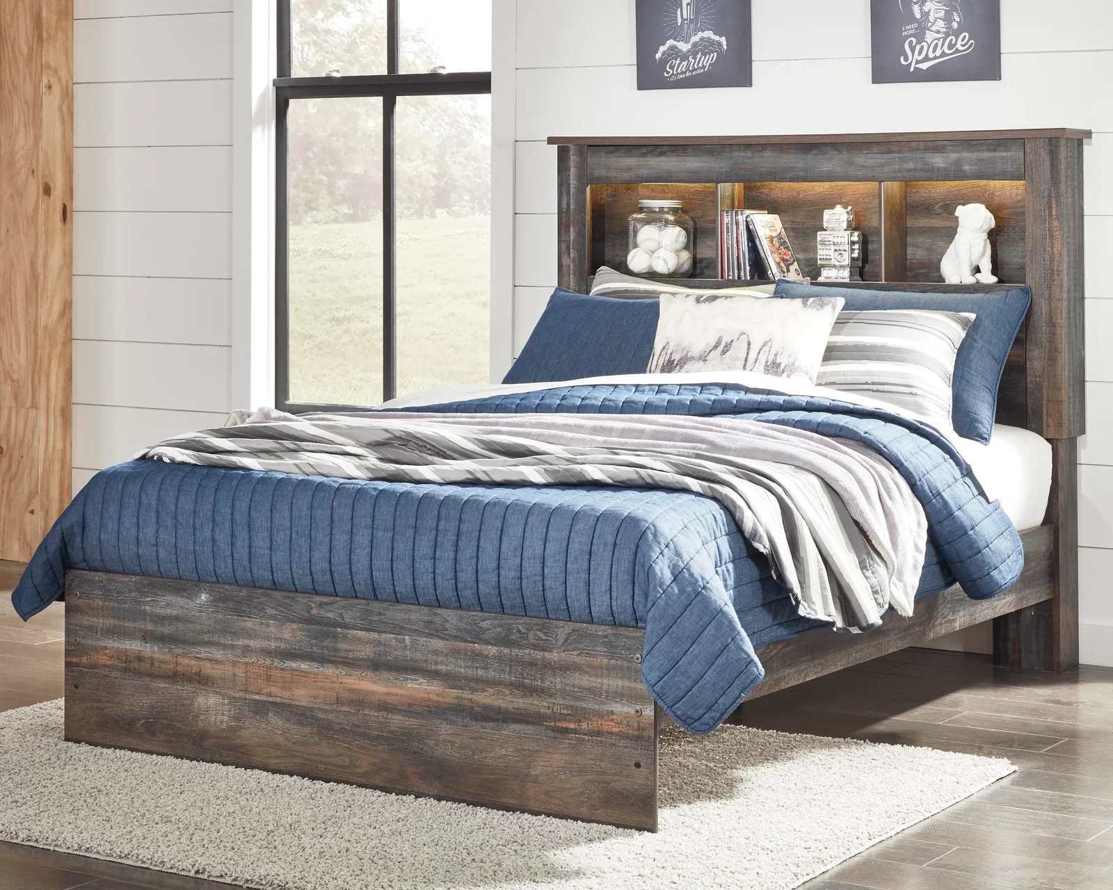 Signature Design by Ashley® Drystan Full Bookcase Bed