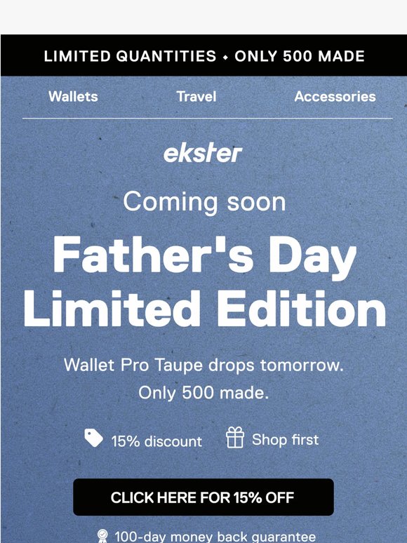 Father’s Day Exclusive: DROPS 5.28