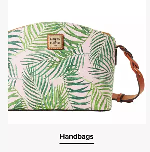 A pink handbag. Shop handbags.