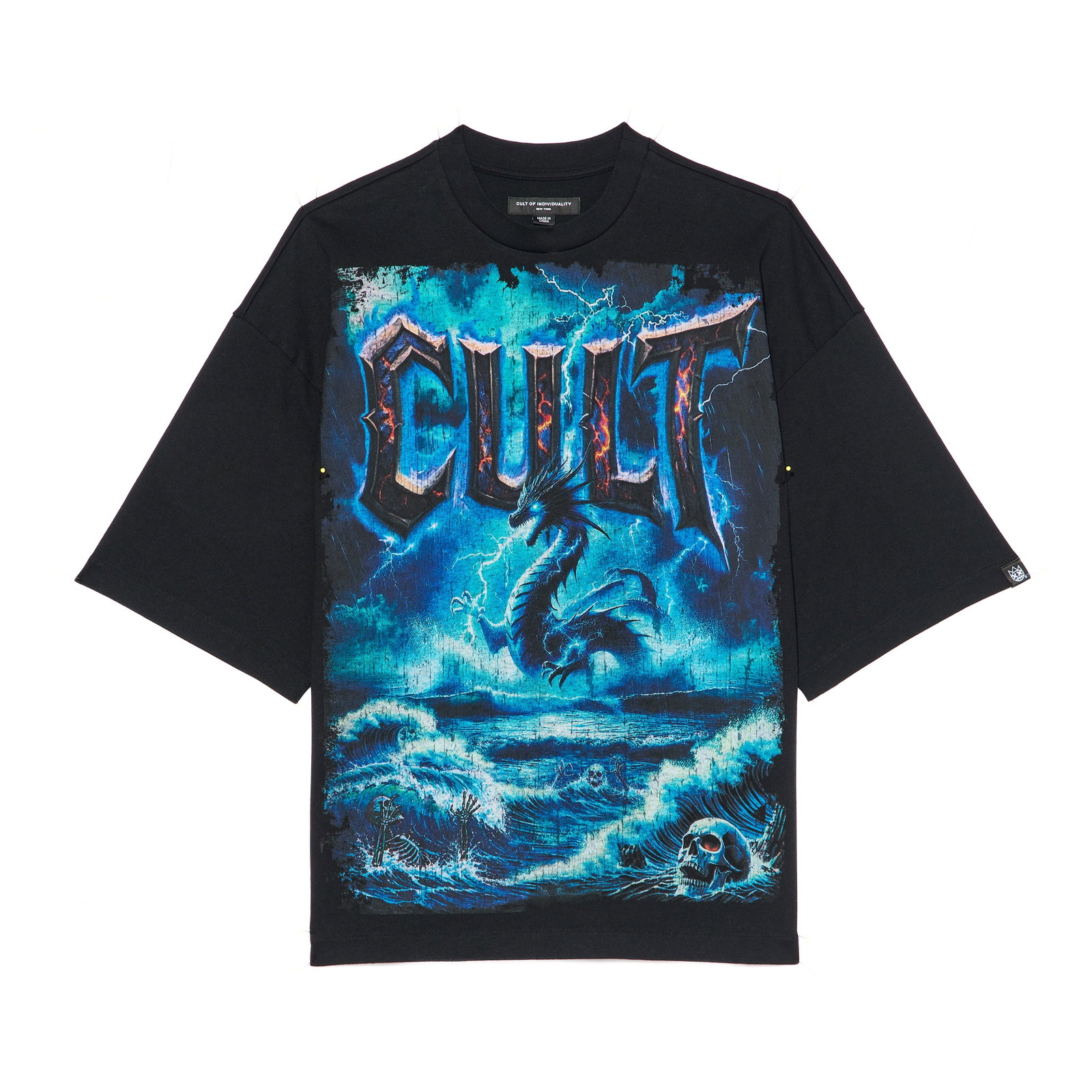 Image of Cult's Oversized Short Sleeve Crew Neck Tee 