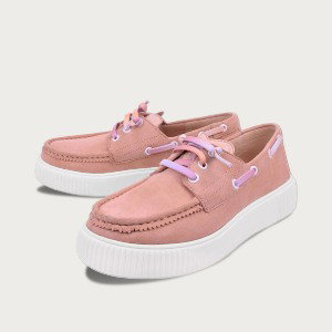TINA Apricot Extra Leichter Slip-On aus Leder mit leichtem Einstieg und Wechselfußbett
