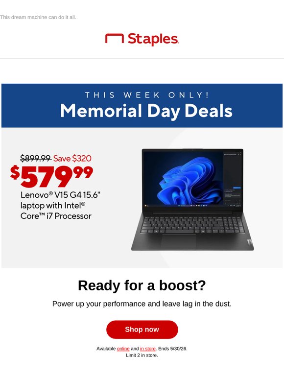 Laptop not running tip-top? $320 off this way 👉
