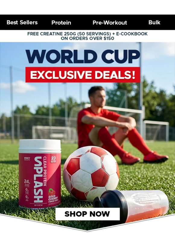🔥 Orders Over $150 Get FREE 50 Servings of Creatine + eCookBook