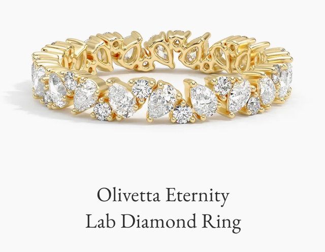 Olivetta Eternity Lab Diamond Ring