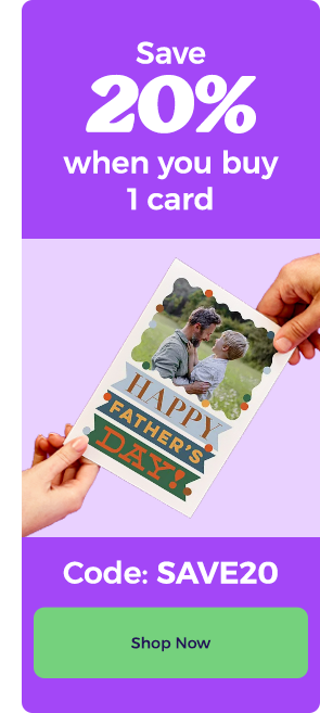 20% Off Cards - use code: SAVE20