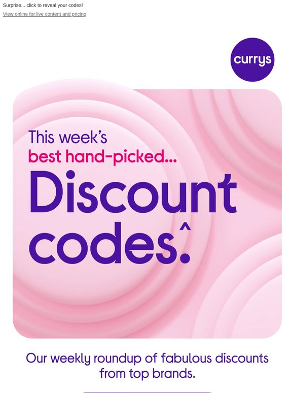Need to save on tech? Don't miss our discount codes! 🤩