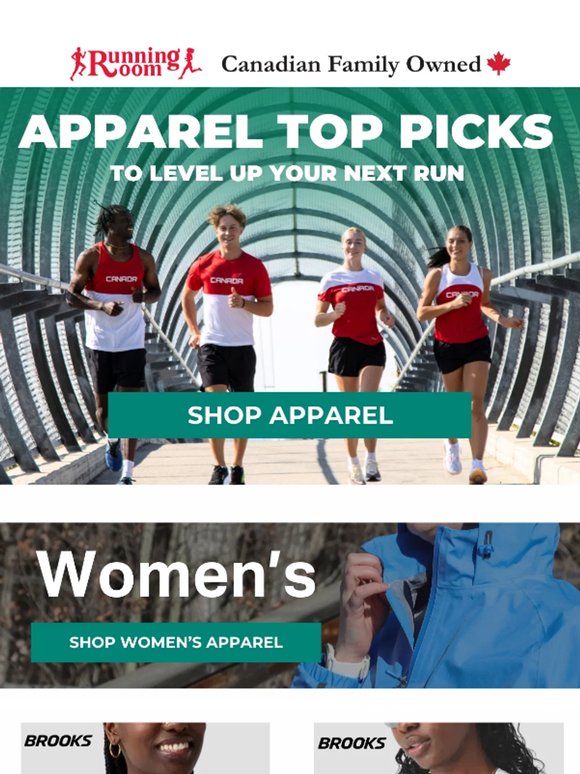 Level Up Your Run With Top Apparel!