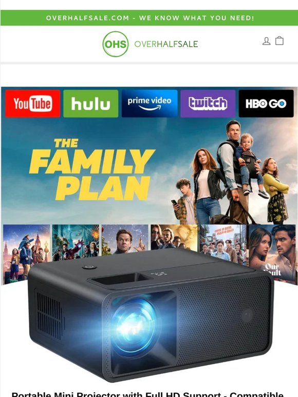 🎬 Enjoy Big Screen Entertainment Anywhere 🍿