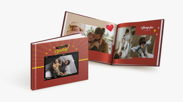 11 x 8.5 Medium Landscape Standard Bind Imagewrap Hardcover Photobook