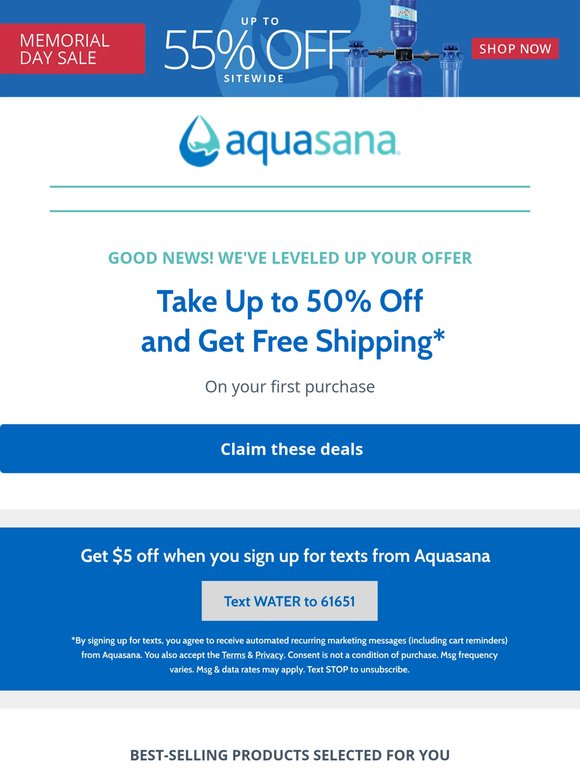 Up to 50% Off For You