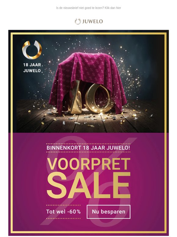 Het is bijna zover: JUWELO WORDT 18!