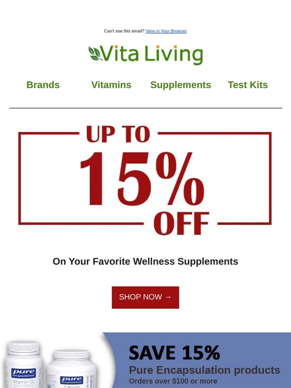 Wellness Deals: Save Upto 15% on Select Brands!